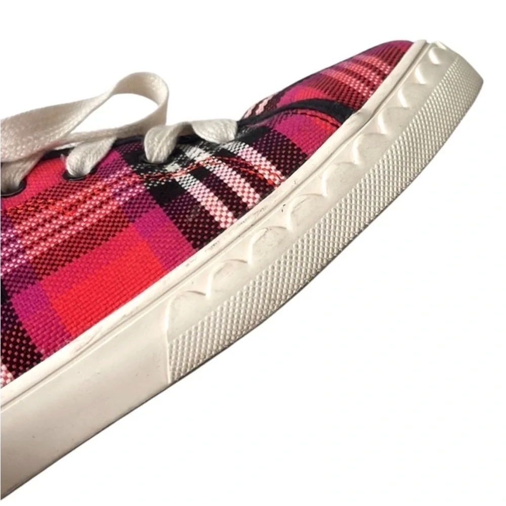 EUC Kate Spade Vale Plaid Sneakers Size 6